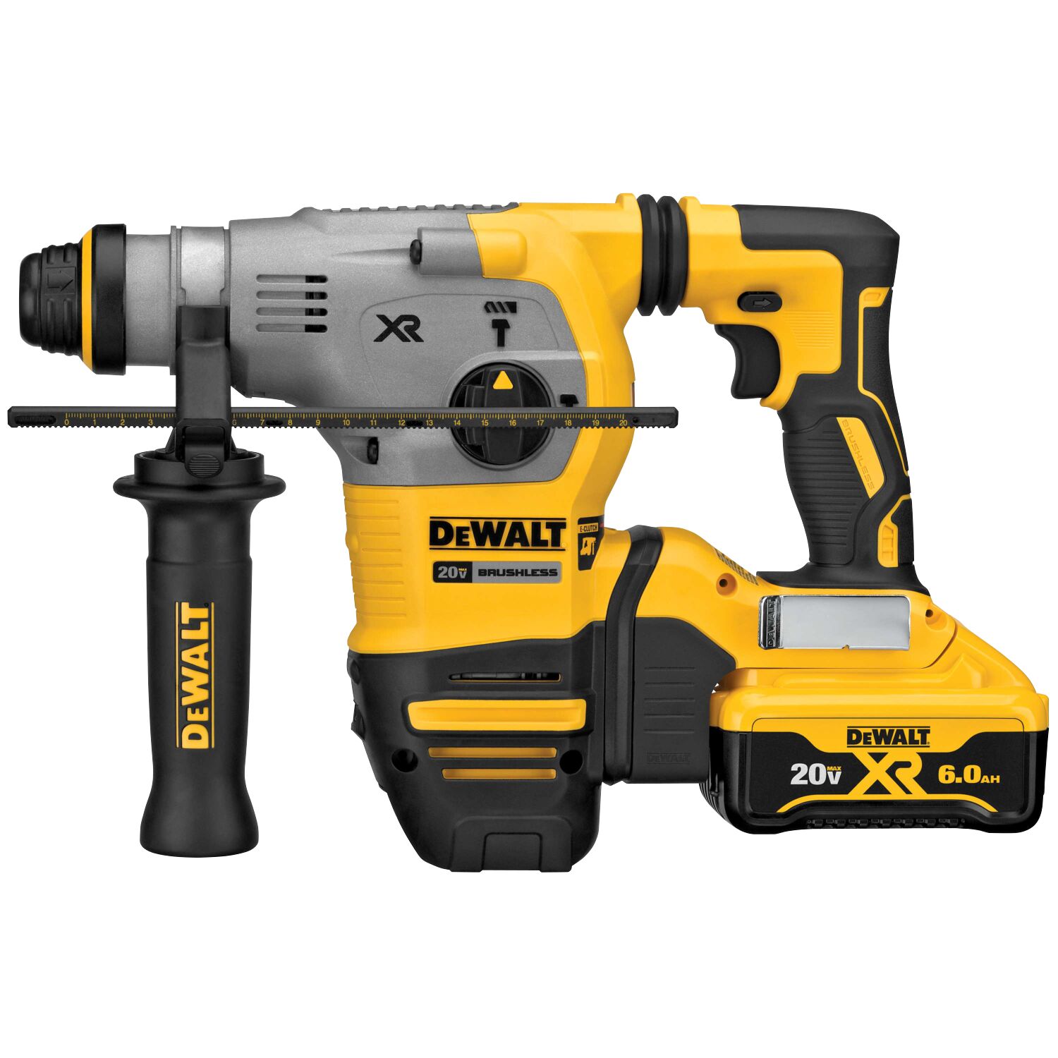 Profile of  brushless, cordless SDS PLUS L-shape rotary hammer